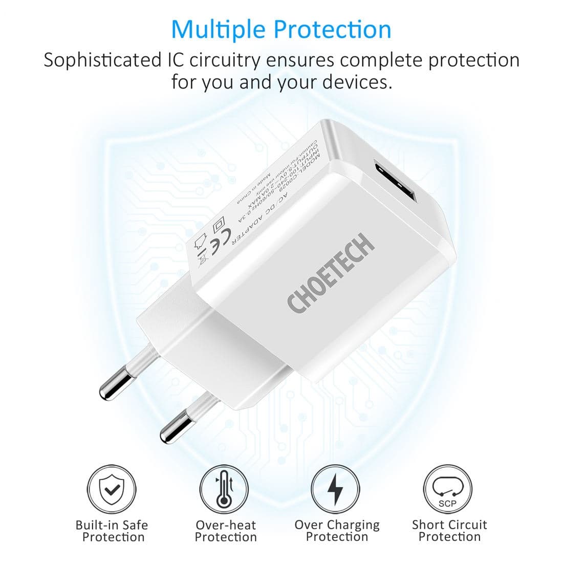 شارژ دیواری چویتک مدل C0029