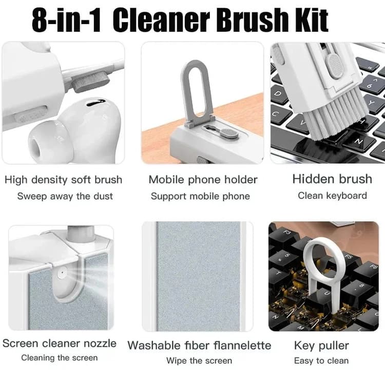 کیت تمیز کننده 8 کاره گرین لاین Multifunction — تصویر ۳