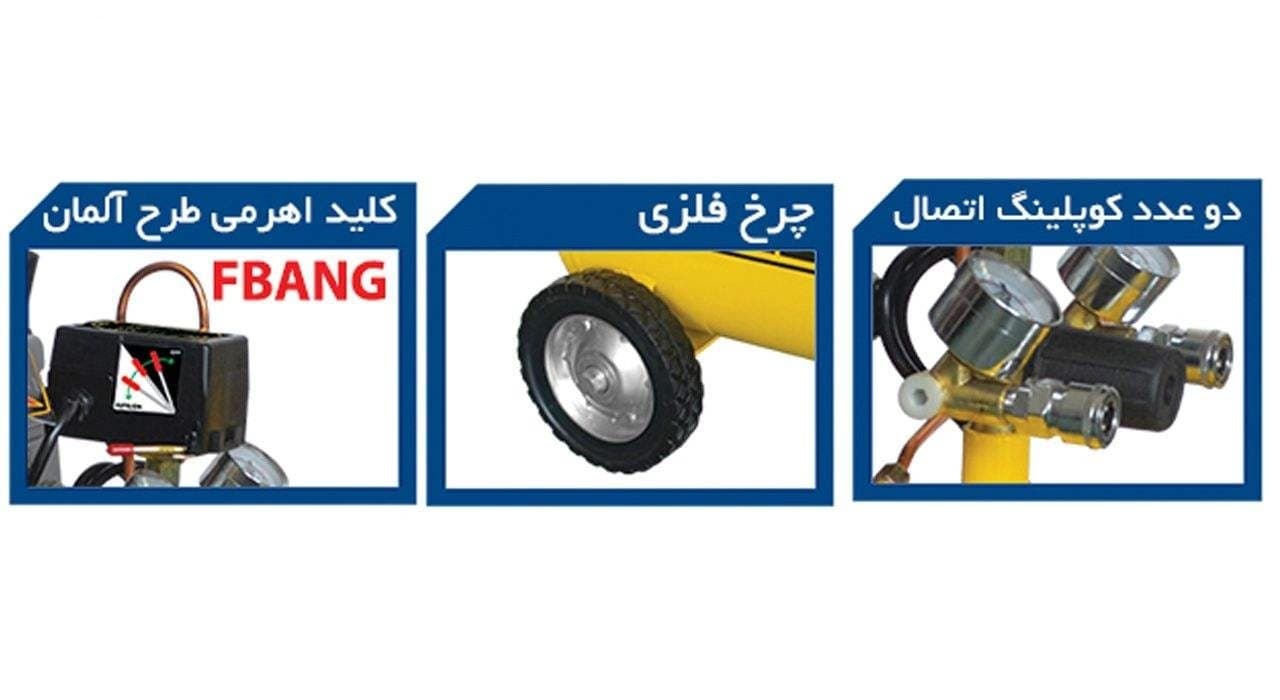 کمپرسور 50 لیتری کنزاکس — تصویر ۲