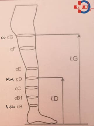 جوراب ضد آمبولی دوکا واس — تصویر ۲