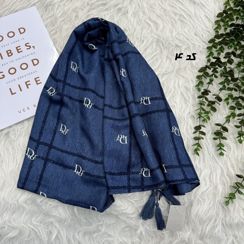 شال نخی طرح Dior کد 1724 — تصویر ۶