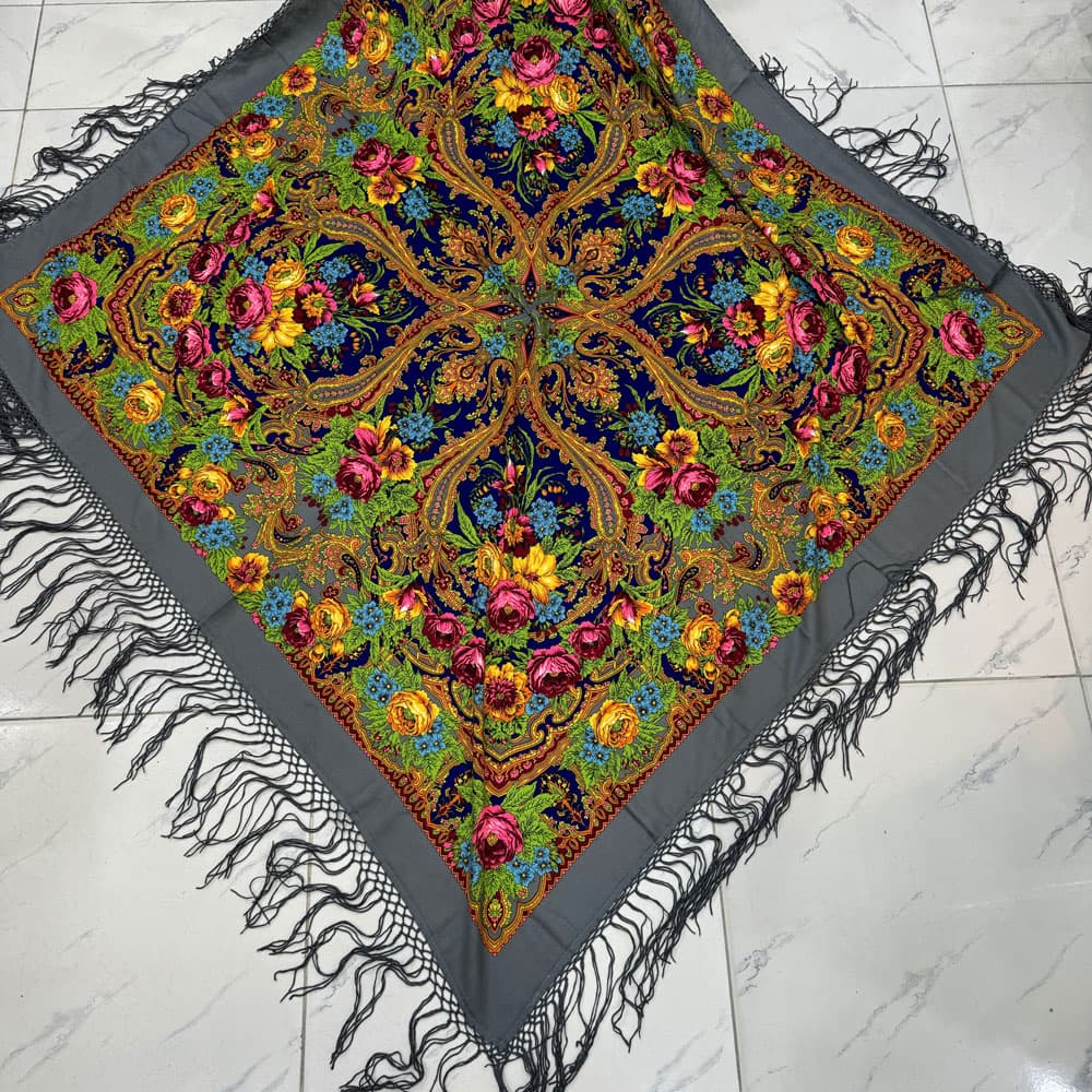 روسری ترکمن نخ ترک کد 1673