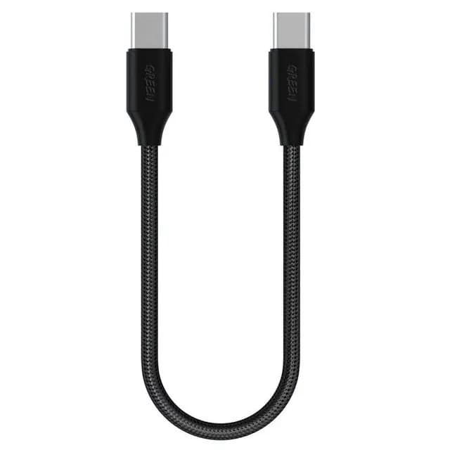 کابل USB-C گرین لاین مدل Braided 30cm 60w