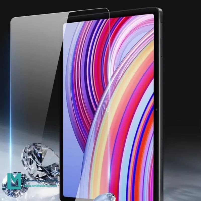محافظ صفحه نمایش شیشه‌ای تبلت شیائومی Poco Pad M1 12.1 اینچ کد J1035 | لوازم جانبی مسلمی