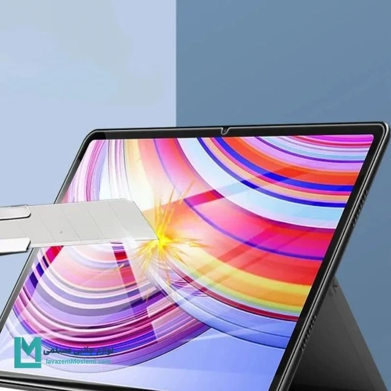 محافظ صفحه نمایش شیشه‌ای تبلت شیائومی Poco Pad M1 12.1 اینچ کد J1035 | لوازم جانبی مسلمی — تصویر ۲