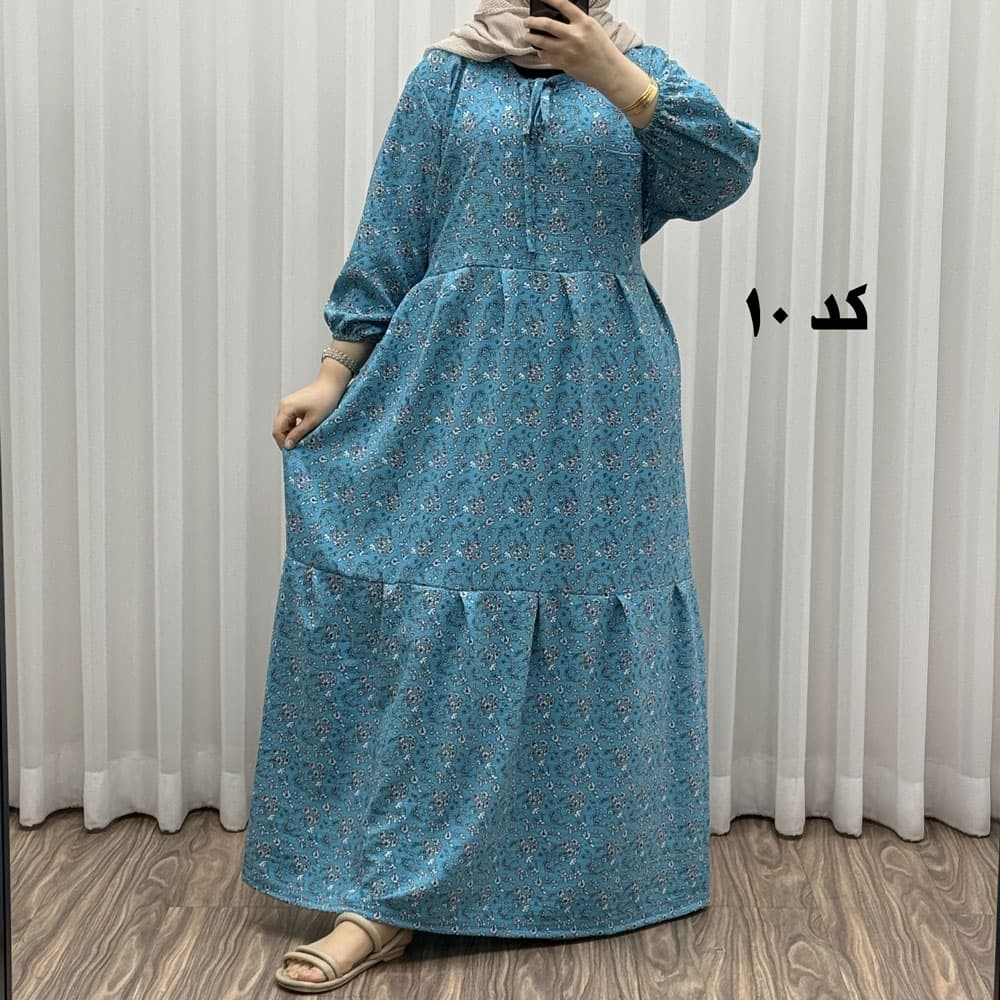پیراهن ساحلی پفکی کد 1646 — تصویر ۶