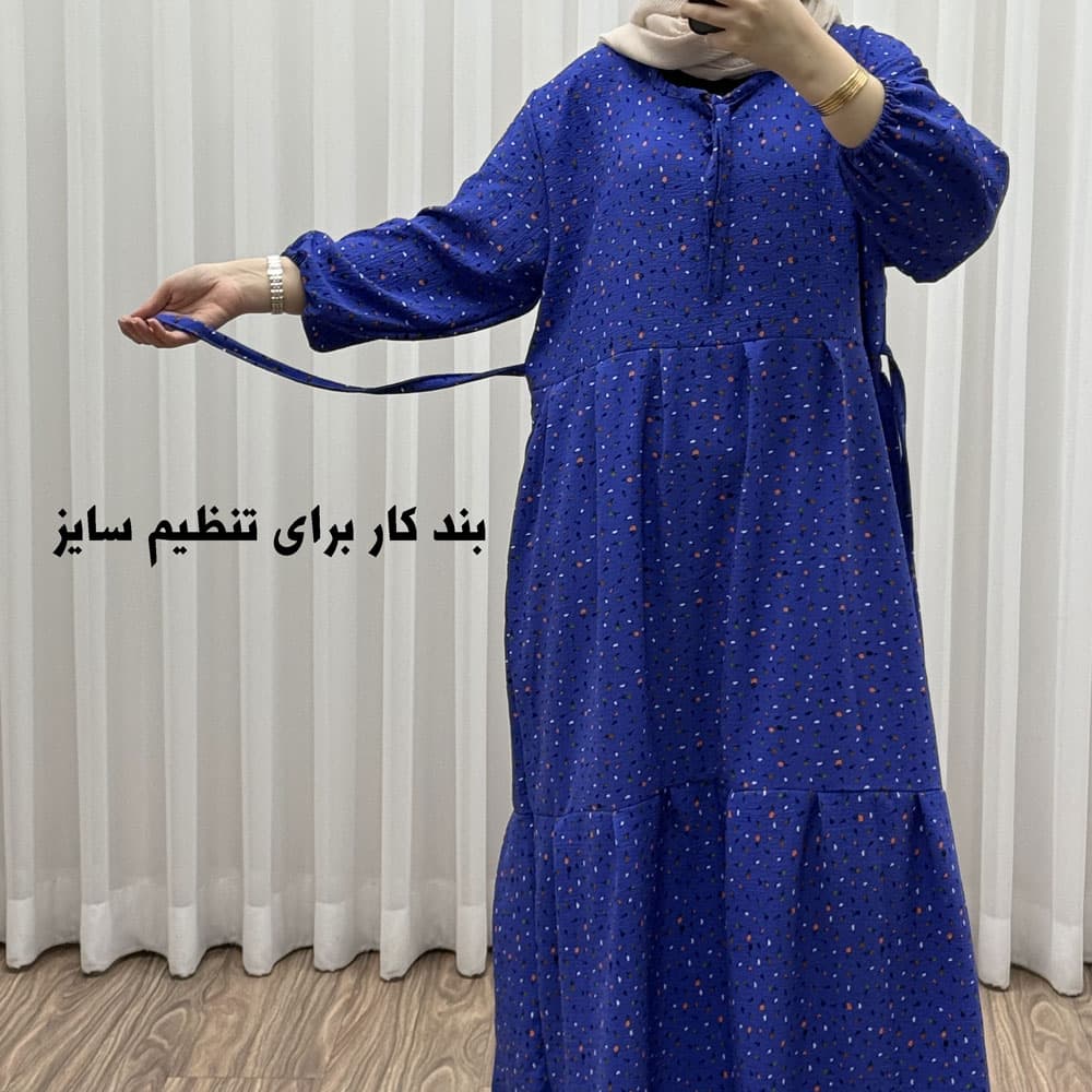 پیراهن ساحلی پفکی کد 1646 — تصویر ۳