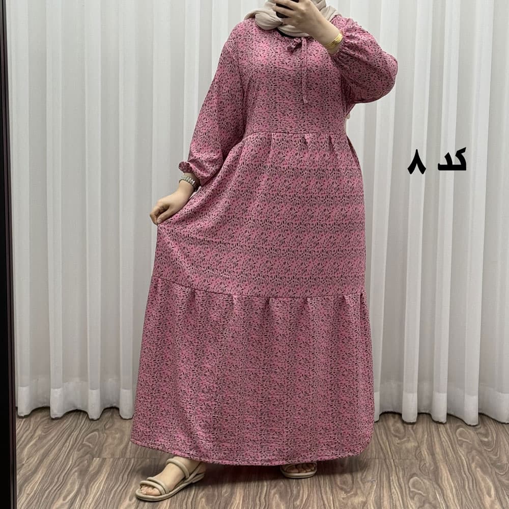 پیراهن ساحلی پفکی کد 1646 — تصویر ۸