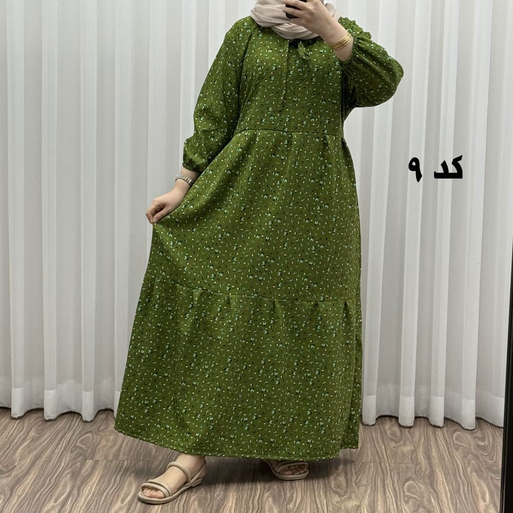 پیراهن ساحلی پفکی کد 1646 — تصویر ۷