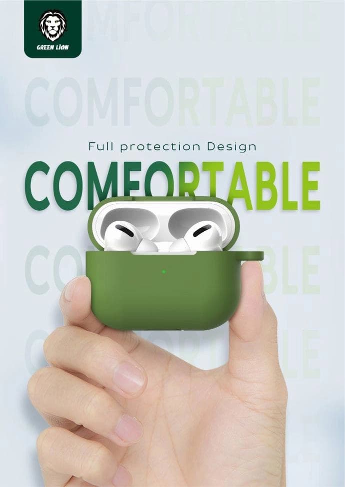 کاور گرین لاین مدل Berlin Series Silicone Case مناسب برای کیس اپل ایر پاد — تصویر ۴