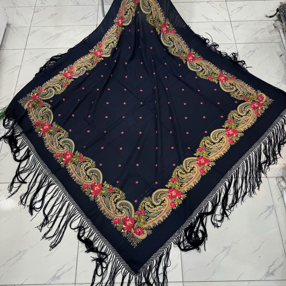 روسری ترکمن نخ ترک کد 1668