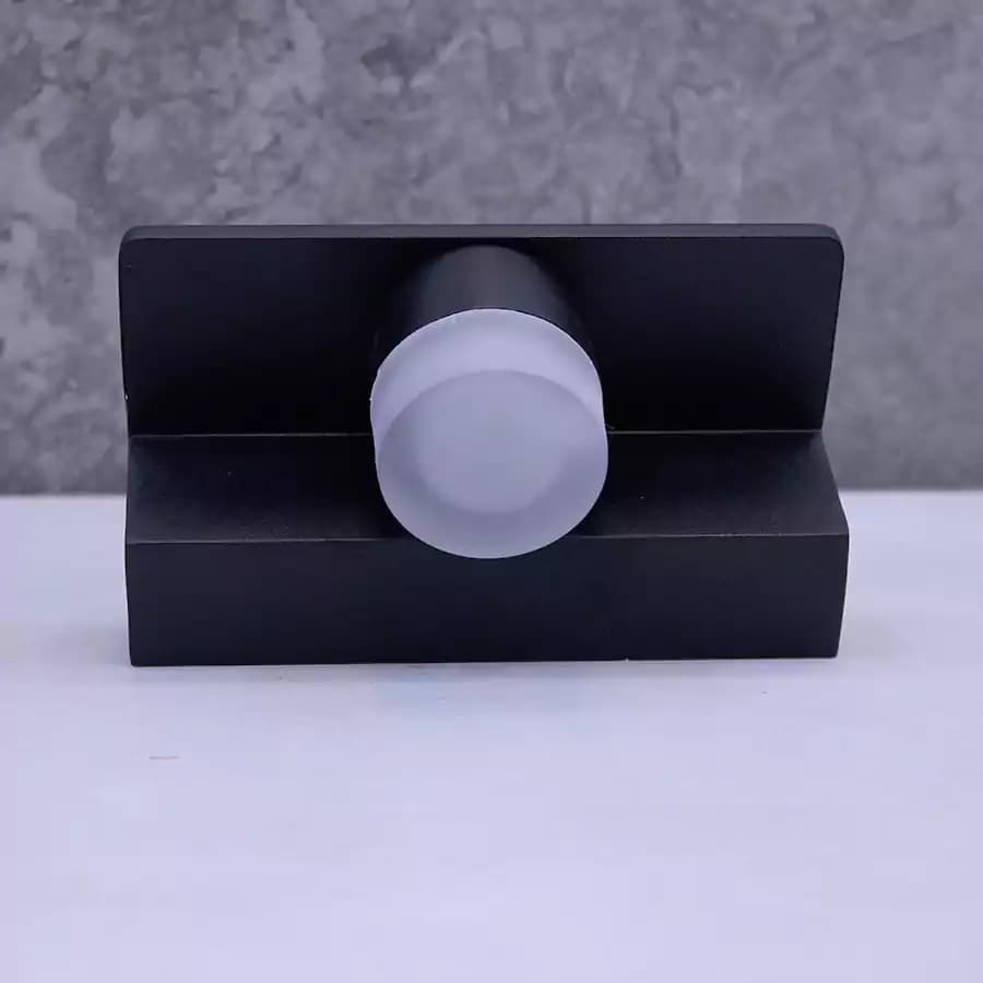 چراغ بالا آینه تک شعله استوانه (مشکی مات) — تصویر ۶
