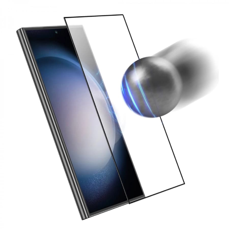 گلس کریستال سامسونگ گرین لاین samsung 9H Crystal Sheild Finger Print Unlock — تصویر ۳