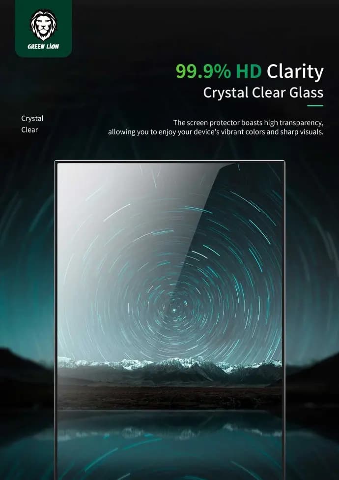 گلس کریستال سامسونگ گرین لاین samsung 9H Crystal Sheild Finger Print Unlock — تصویر ۸