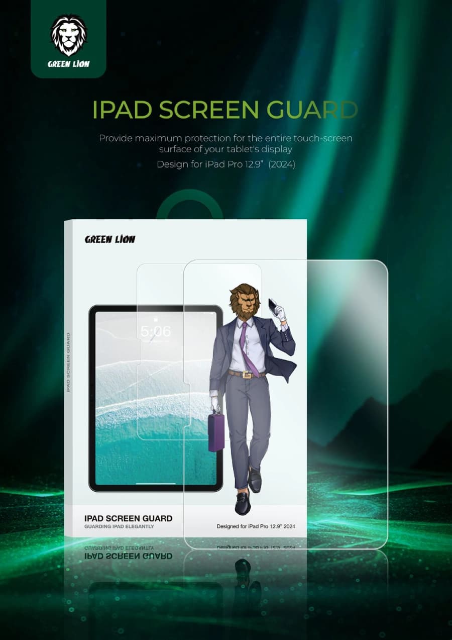 محافظ صفحه نمایش گرین لاین برای iPad — تصویر ۵