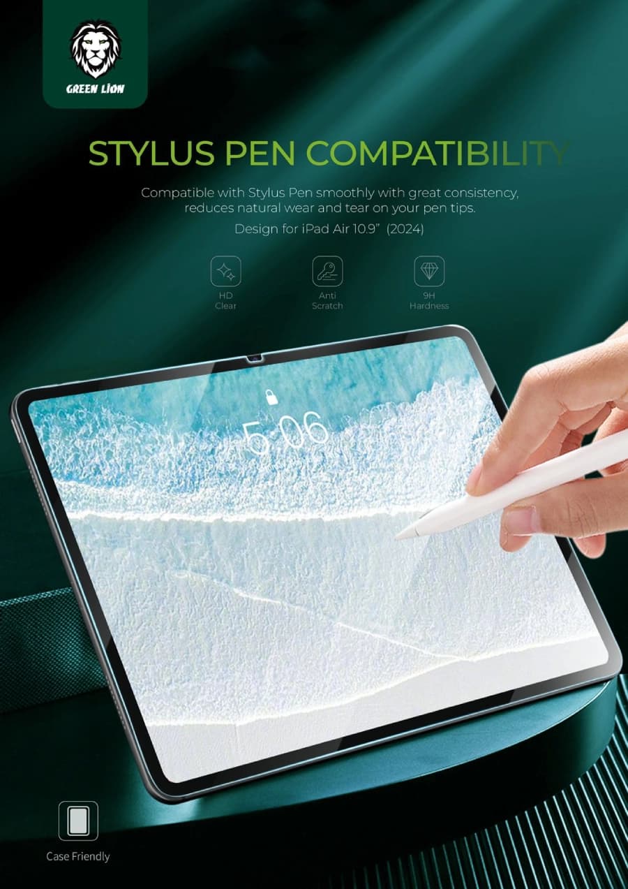 محافظ صفحه نمایش گرین لاین برای iPad — تصویر ۲