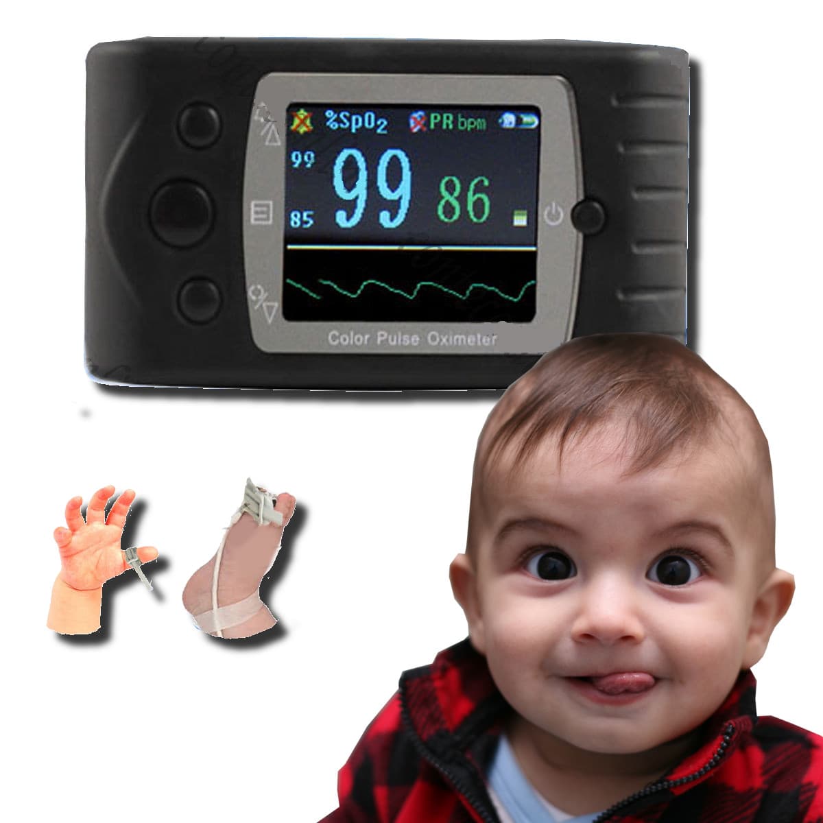 پالس اکسیمتر پروب جدا کانتک CONTEC CMS60C — تصویر ۴