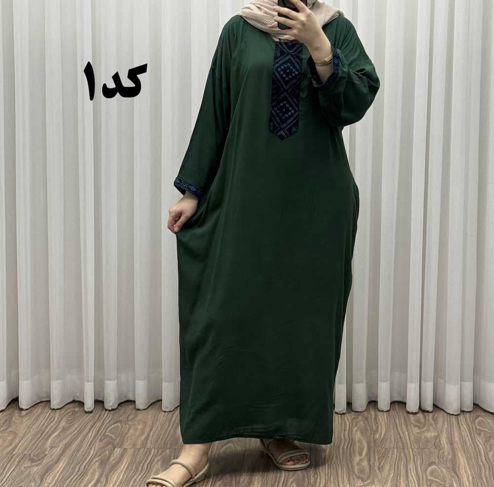 پیراهن کفتان گلدوزی کد 1516