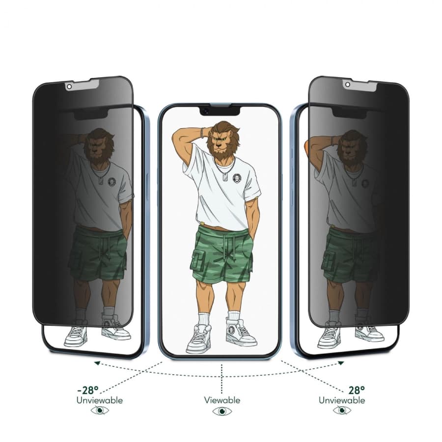 گلس پرایوسی گرین لاین مدل 3D Silicone Plus / privacy — تصویر ۵