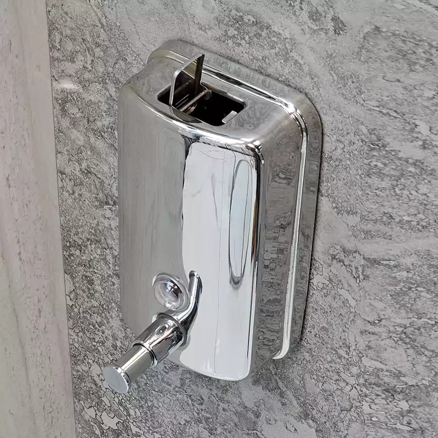 جای مایع استیل براق دیواری برند Evdy — تصویر ۴