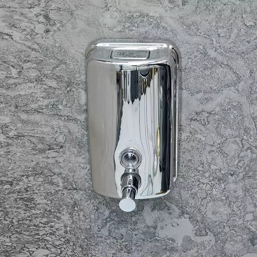 جای مایع استیل براق دیواری برند Evdy