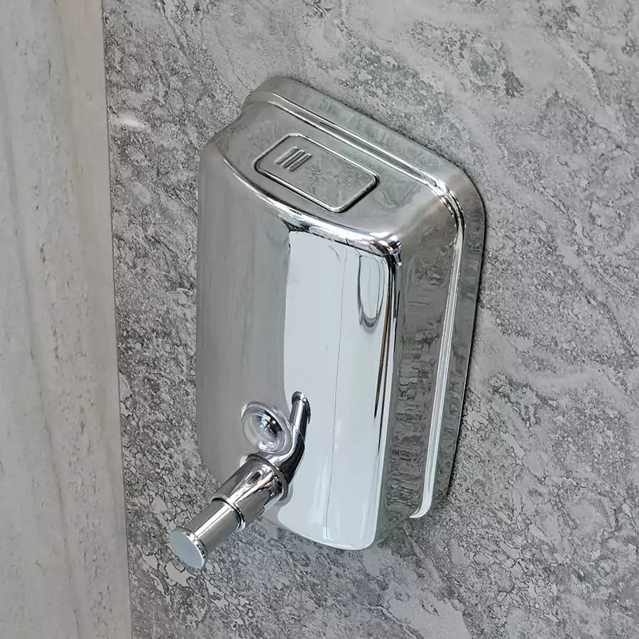 جای مایع استیل براق دیواری برند Evdy — تصویر ۳