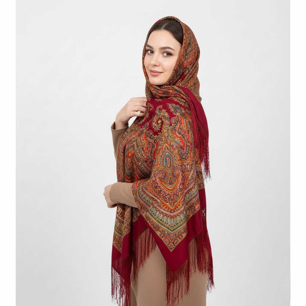 روسری ترکمن اصل کد 1380 — تصویر ۲