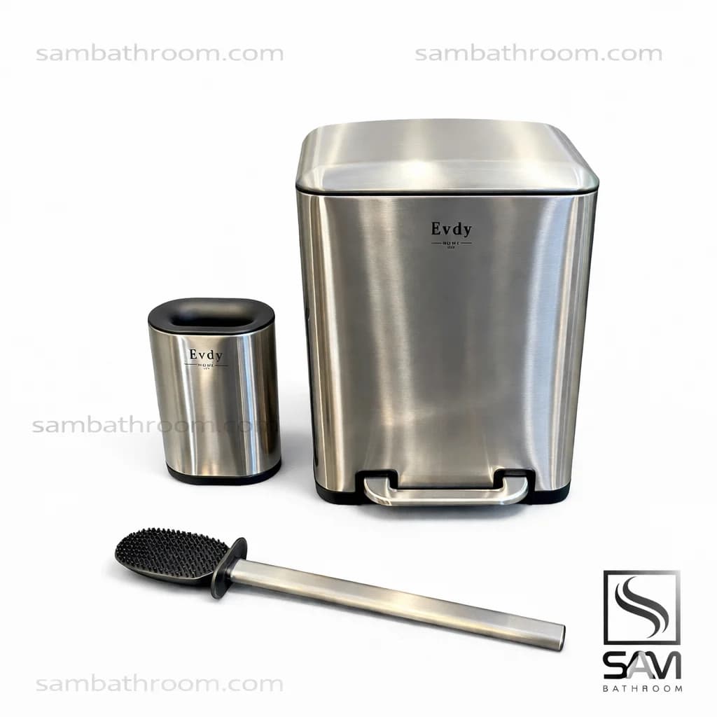 سطل و برس ۶ لیتری استیل مات اودی 1035