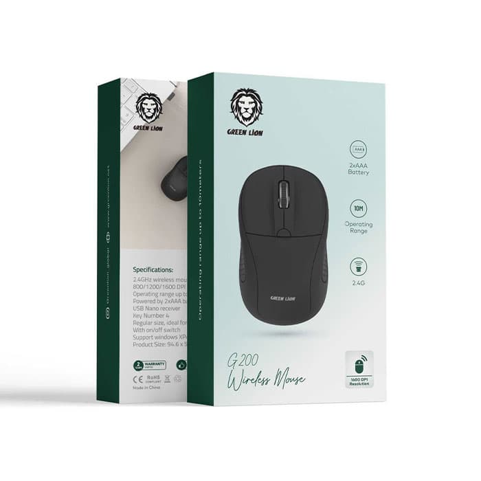 موس بی سیم گرین لاین مدل G200 — تصویر ۱۲