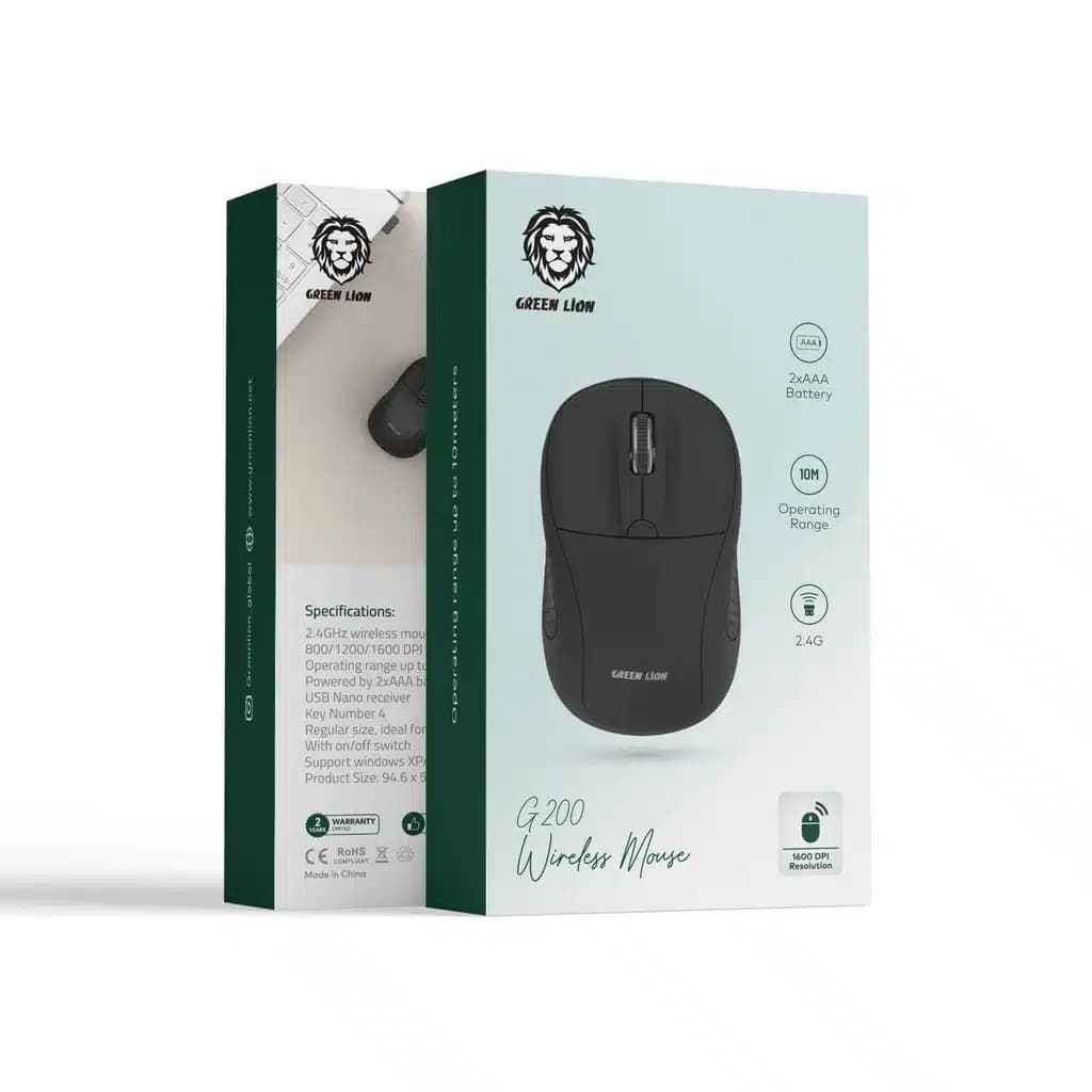 موس بی سیم گرین لاین مدل G200 — تصویر ۹