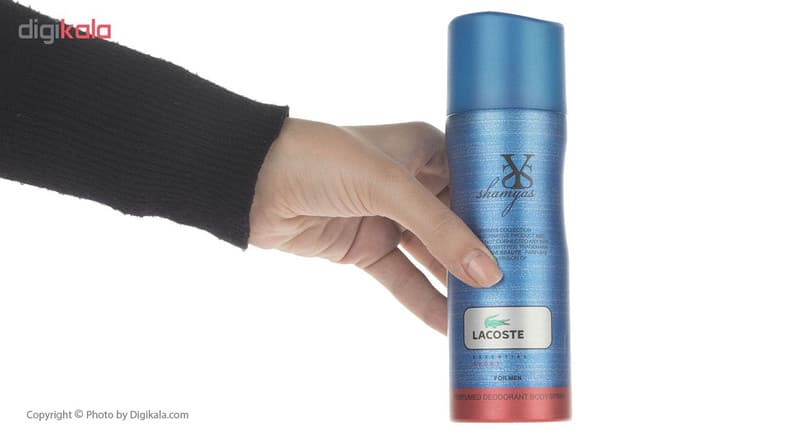 اسپری مردانه شمیاس مدل Lacoste حجم 200 میلی لیتر — تصویر ۵
