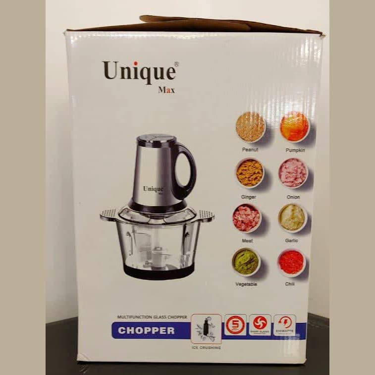 خردکن یونیک مکس مدل UCHR-223G سه لیتری 800 واتی سه سرعته — تصویر ۳