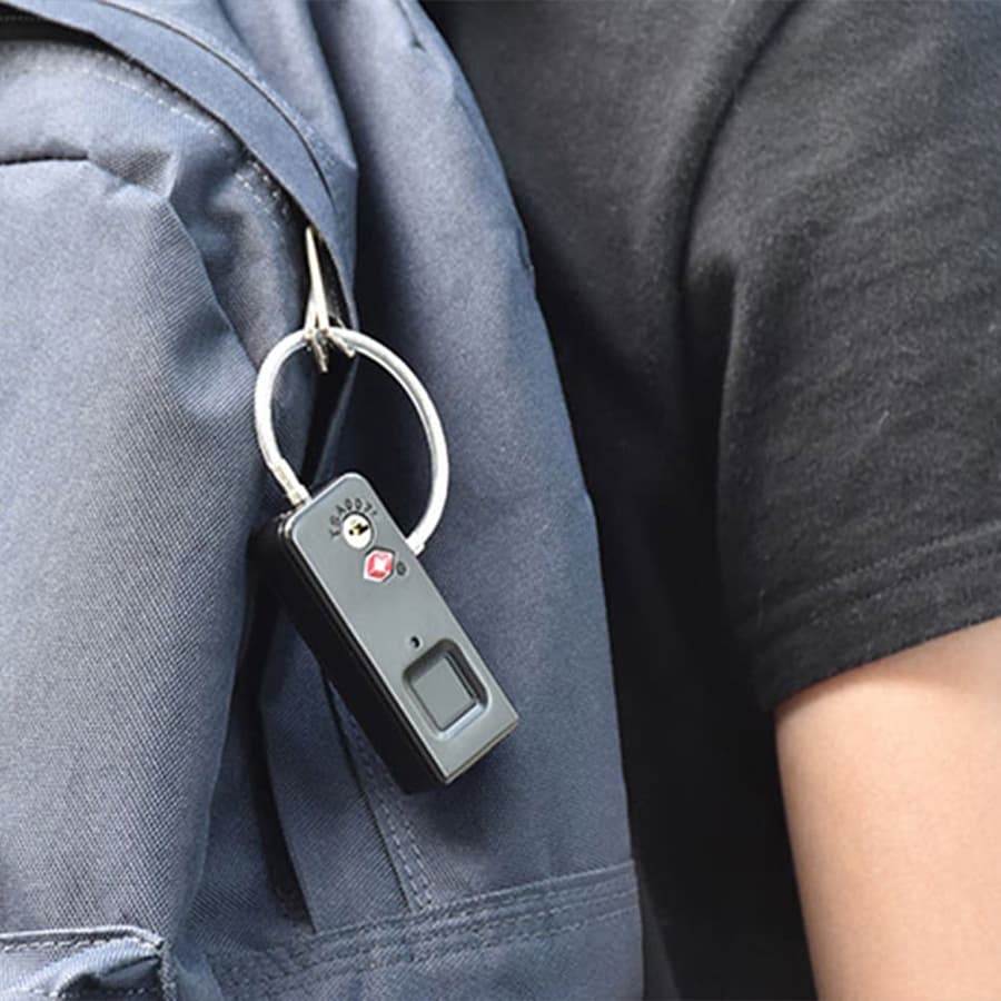 قفل اثر انگشتی گرین لاین Mini Fingerprint Padlock — تصویر ۴