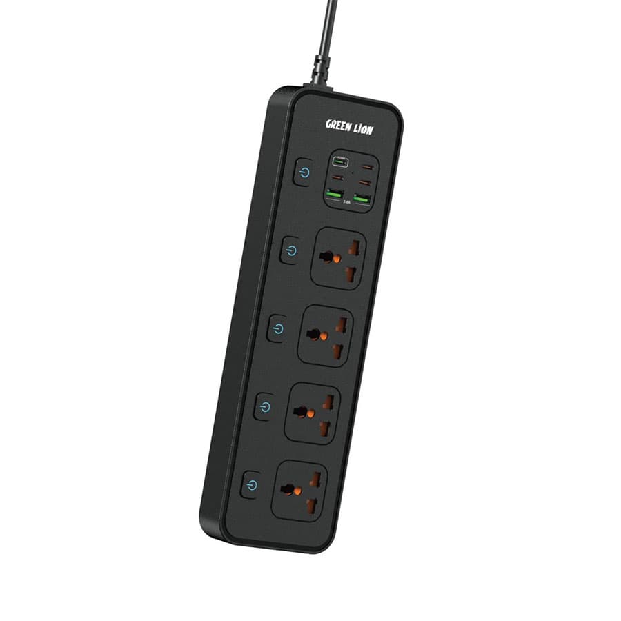 چند راهی برق گرین لاین مدل PD30W Power Socket 3000w — تصویر ۵