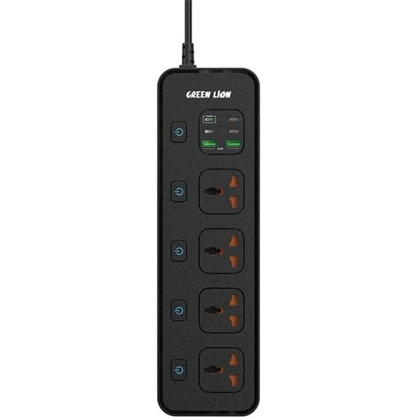 چند راهی برق گرین لاین مدل PD30W Power Socket 3000w — تصویر ۲