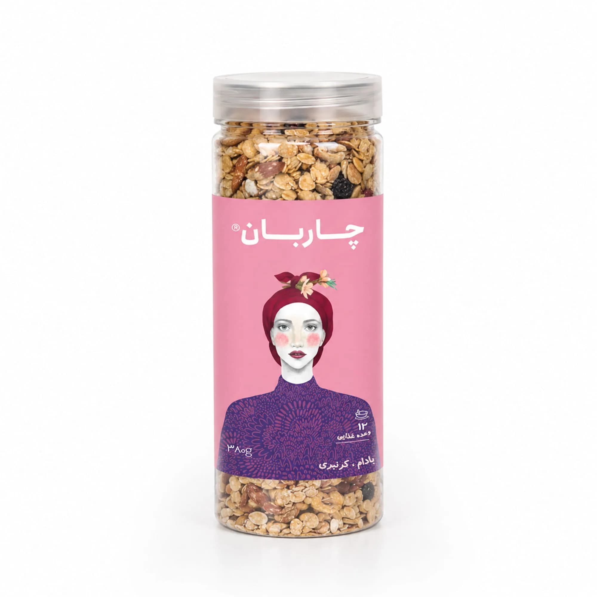 گرانولا بادام و کرنبری