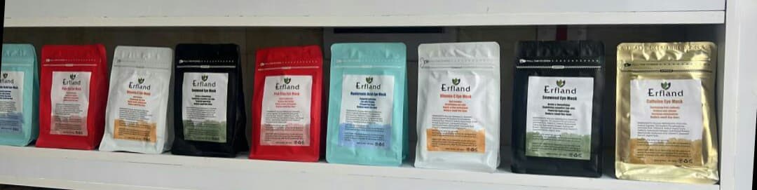 ماسک هیدروژلی هیالورونیک اسید تخصصی دورچشم ارف لند Erfland — تصویر ۲