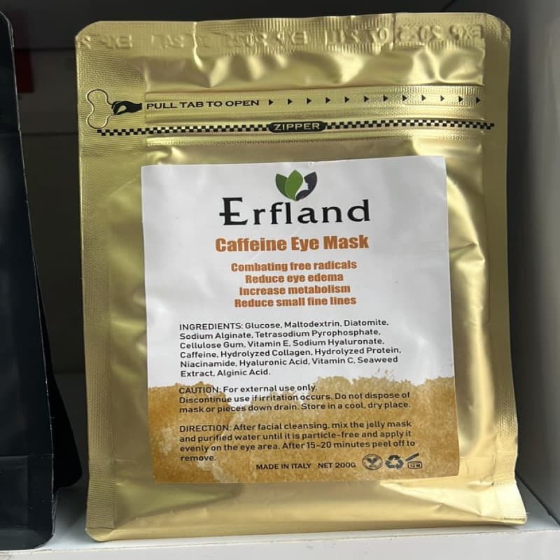 ماسک هیدروژلی کافئین تخصصی دورچشم ارف لند Erfland