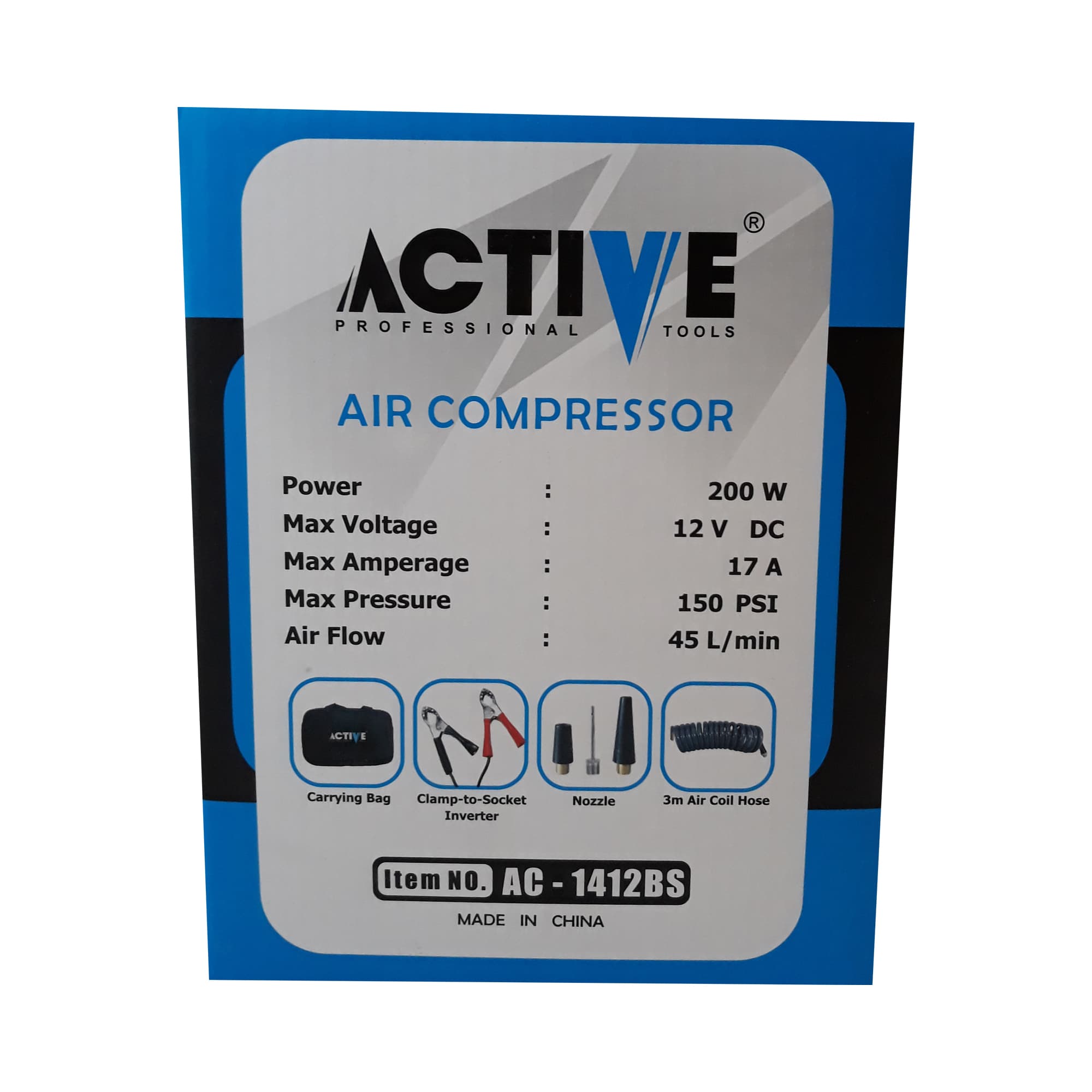کمپرسور باد فندکی اکتیو تولز مدل AC1412BS — تصویر ۶