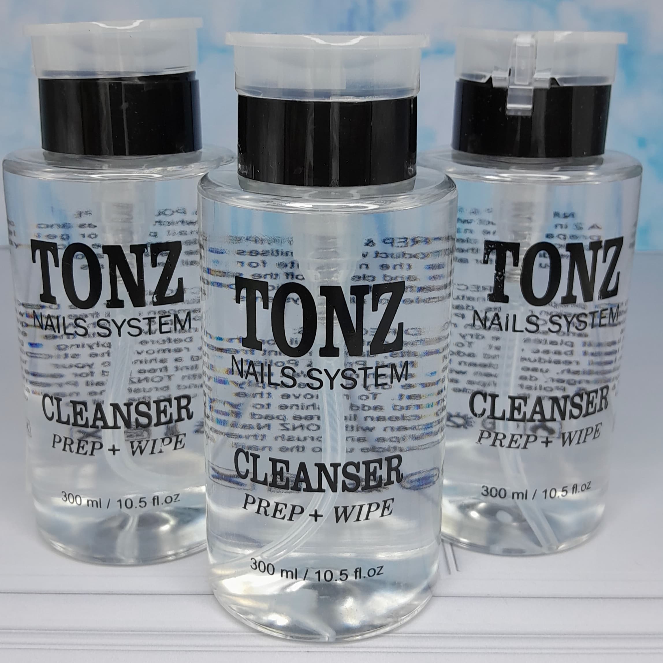 کلینزر پمپی تونز TONZ 300ML ناخن