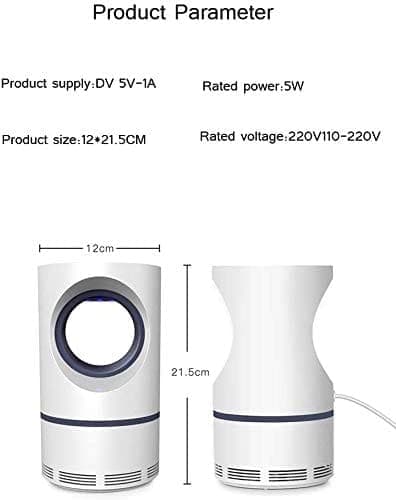 حشره کش برقی مکنده بی صدا و usb فوق کم مصرف Sutify Mosquito Killer — تصویر ۶