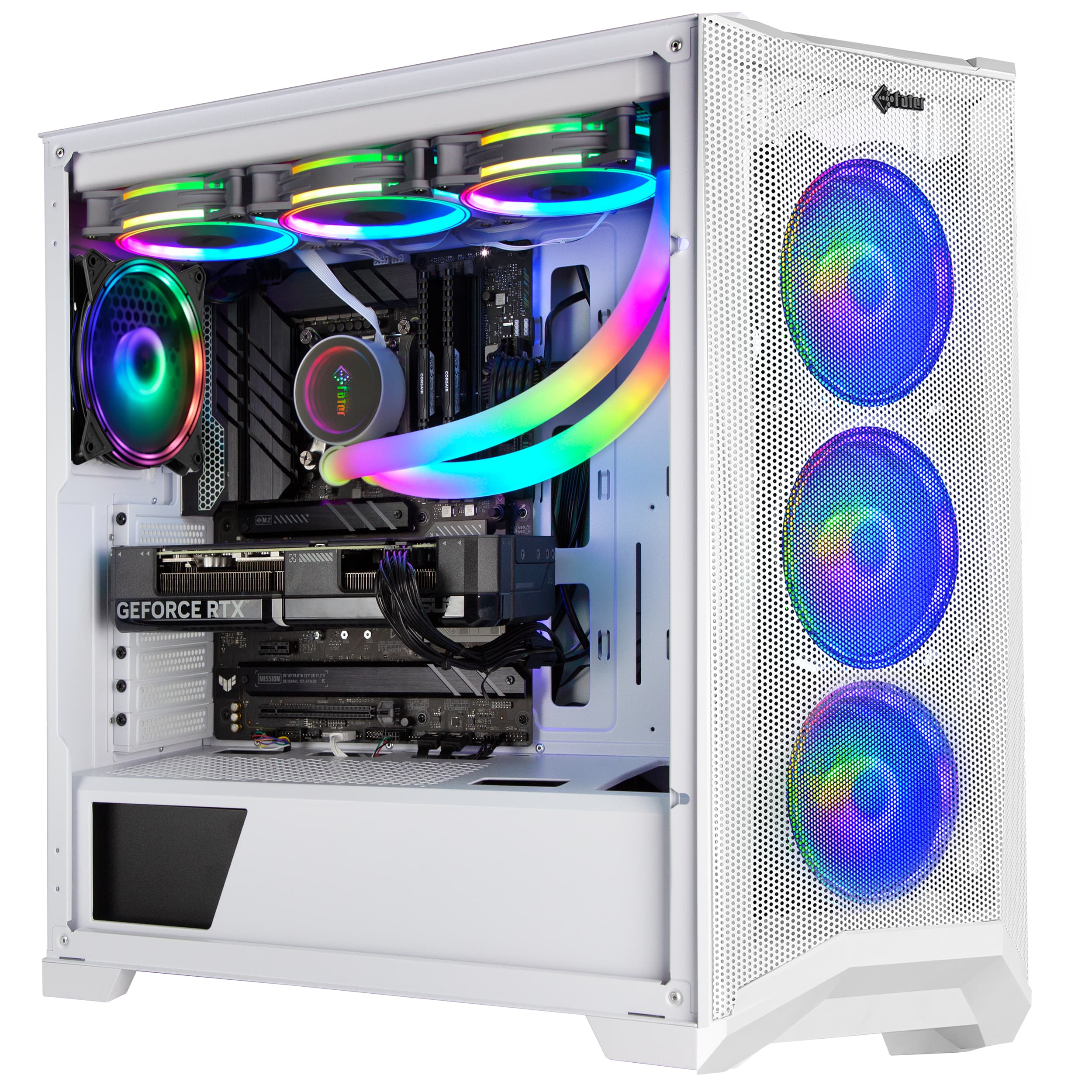 کیس کامپیوتر گیمینگ فاطر مدل FG-770 White