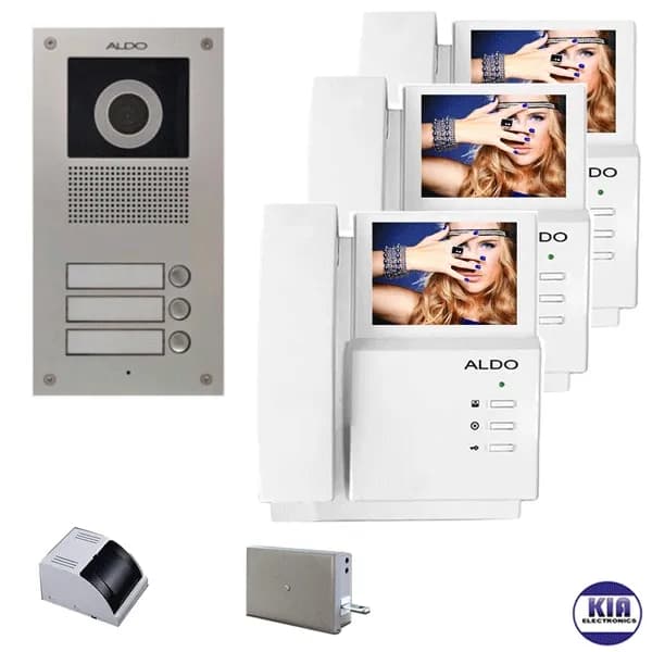 آیفون تصویری آلدو مدل 412 پکیج سه طبقه بدون حافظه — تصویر ۶