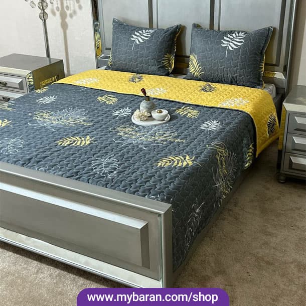 روتختی دونفره طرح برگ کد 00457