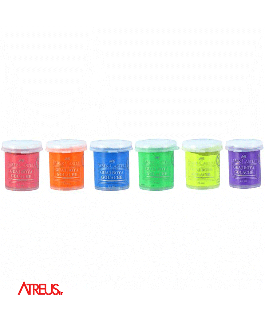 گواش فابرکاستل 6رنگ FABER-CASTELL — تصویر ۲