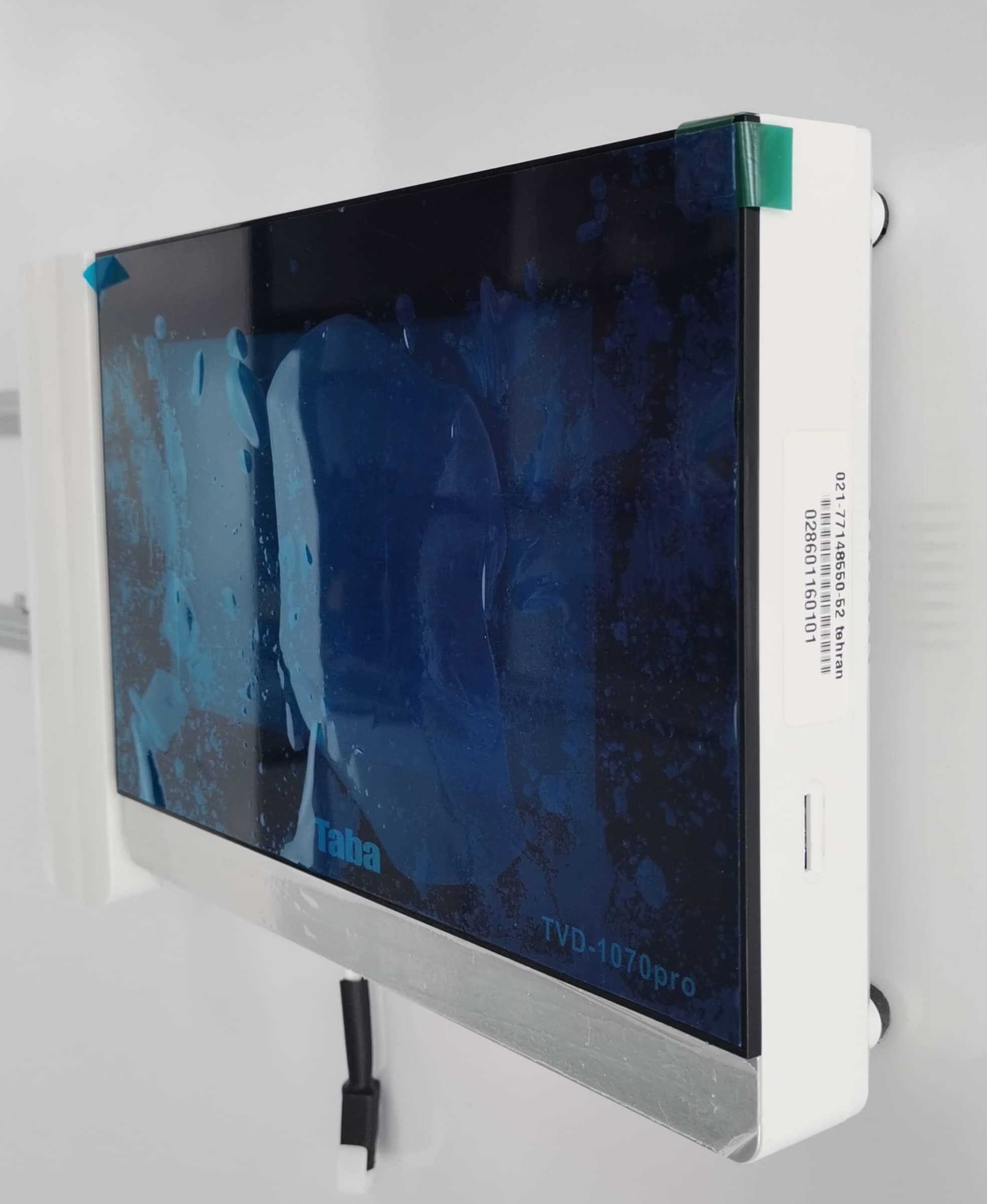 آیفون تصویری تابا 7 اینچ لمسی با حافظه TVD-1070 PRO پرو سری HD — تصویر ۳