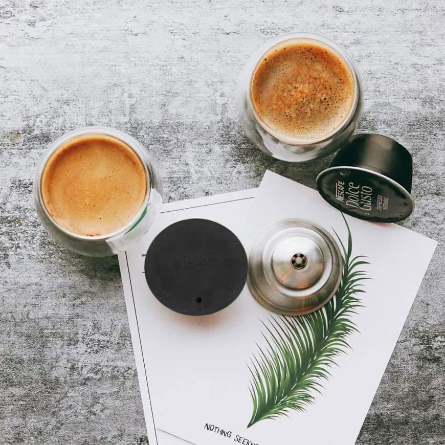 کپسول قابل شارژ استیل دولچه گوستو برند ای کافیلاس |Dolce Gusto refillable steel capsule — تصویر ۴