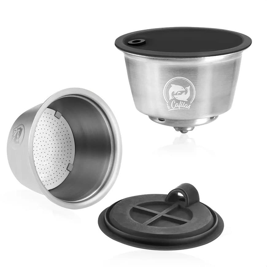 کپسول قابل شارژ استیل دولچه گوستو برند ای کافیلاس |Dolce Gusto refillable steel capsule — تصویر ۲