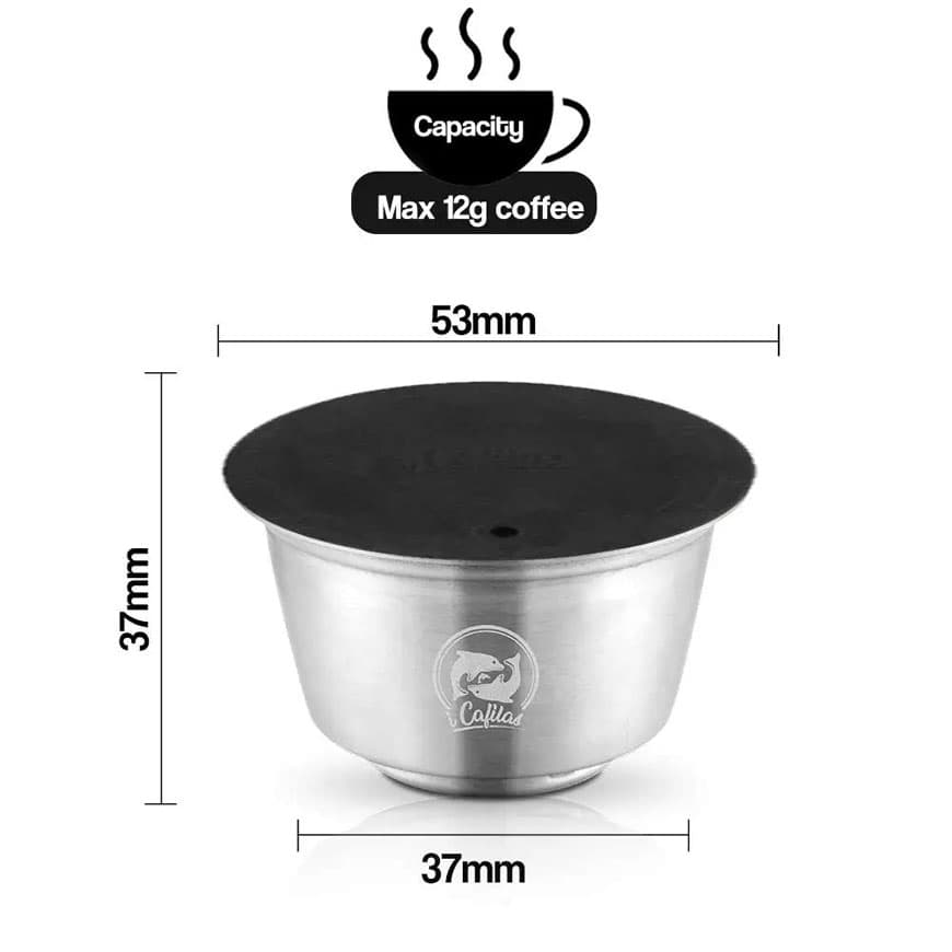 کپسول قابل شارژ استیل دولچه گوستو برند ای کافیلاس |Dolce Gusto refillable steel capsule — تصویر ۳