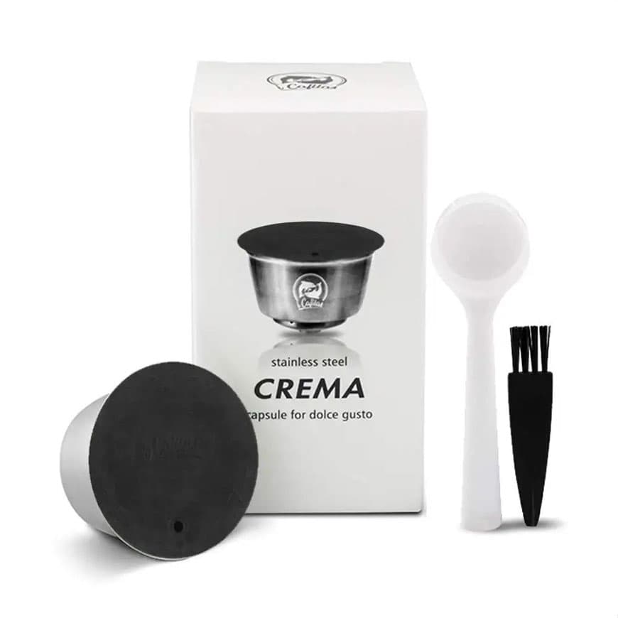 کپسول قابل شارژ استیل دولچه گوستو برند ای کافیلاس |Dolce Gusto refillable steel capsule